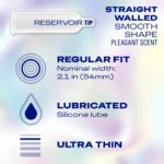 Durex Air Ultra Thin Condoms For Men, Rubber Latex Condoms with Silicone Lube, FSA/HSA, 24 ct - Image 2