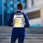 Clear Backpack Heavy Duty Clear Bookbag Transparent Backpacks for School Work Concert College (Black) - Image 7