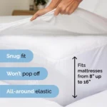 CGK Linens 3-Piece Ultra Soft & Comfy Hotel Luxury Sheet Set - Twin XL Size Cooling Bed Sheet Fits 8"-16" Mattresses, White - Image 3