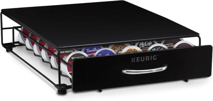 Keurig Under Brewer Storage Drawer, Coffee Pod Storage - Image 1