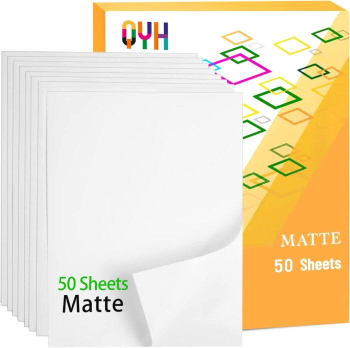 QYH Premium Printable Vinyl Sticker Paper - Image 1