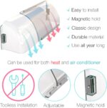Home Intuition Heat and Air Vent Deflector 8.5" to 15" Magnetic Non Melting Adjustable for Vents - Image 3