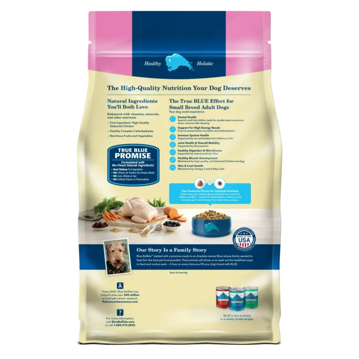 Blue Buffalo Life Protection Formula Small Breed Dry Dog Food Chicken & Brown Rice 5 lbs - Image 2