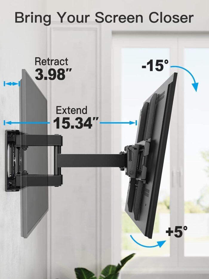 Pipishell TV Wall Mount for 26-70 inch LED LCD OLED 4K TVs up to 99lbs - Image 7