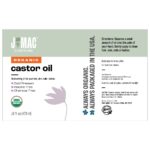 J MAC BOTANICALS, Organic Castor Oil Cold Pressed (Glass Bottle, 16 oz) pure unrefined, hexane free for face, skin, eyelashes, pack wraps, pads - Image 9