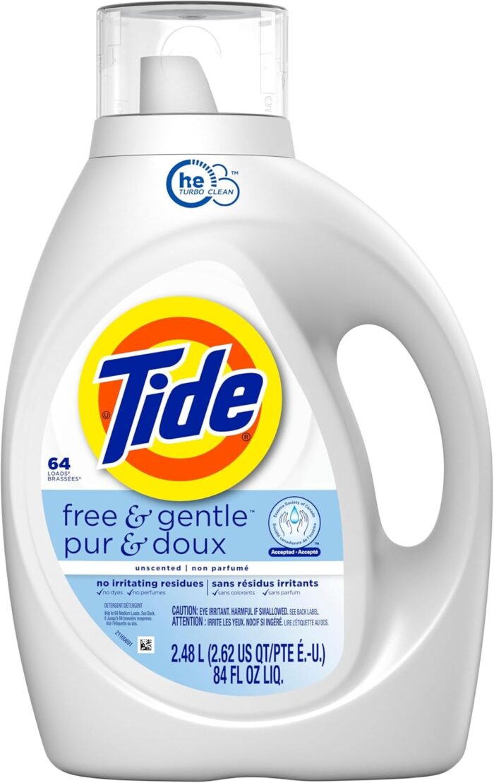 Tide Free & Gentle Liquid Laundry Detergent - Image 11