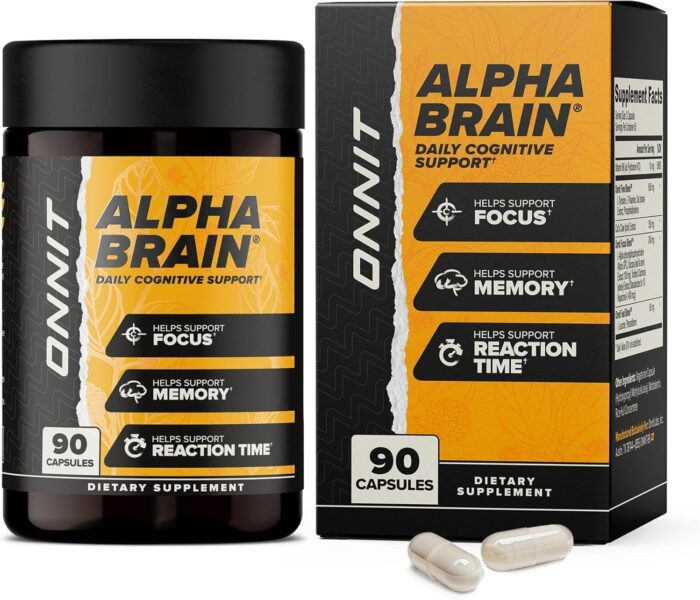 ONNIT Alpha Brain Nootropic Brain Supplement for Men & Women | Memory - Image 1