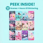 Princess Sticker Book Activity for Kids, A Magical World by Cupkin, Toddler Airplane Travel Essentials - Image 5