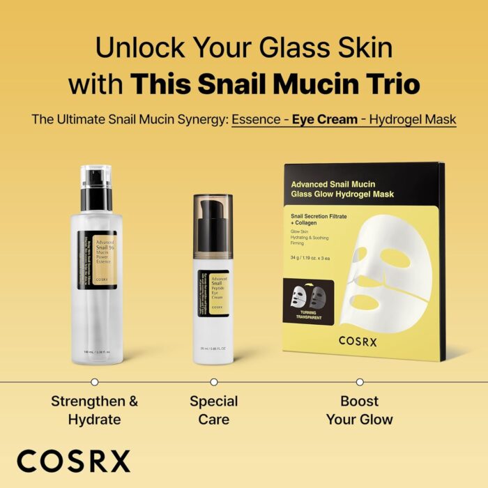 COSRX Snail Mucin Peptide Under Eye Cream, 0.84 fl oz, 73.7% Snail Mucin and Niacinamide, Eye Care, Eye Cream Anti Aging, Dark Circles, Korean Skin Care - Image 7