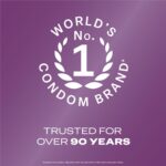 Condoms, Durex RED Extra Sensitive, Ultra Fine, Extra Lubricated Natural Rubber Latex Condoms for Men, 42 Count, FSA & HSA Eligible - Image 10