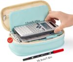 EASTHILL Big Capacity Pencil Pen Case Office College School Large Storage High Capacity Bag Pouch Holder Box Organizer Blue (Cyan) - Image 6