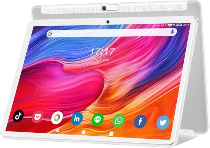 Tablet 10.1 inch Android 12 Tablet 2024 Latest Update Octa-Core Processor with 64GB Storage - Image 1