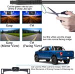 Backup Camera Easy Setup Plug-Play: HD 1080P No-Delay Waterproof - Clear Night Vision Rear View Camera with Monitor for Car Truck SUV - LK3 - Image 7