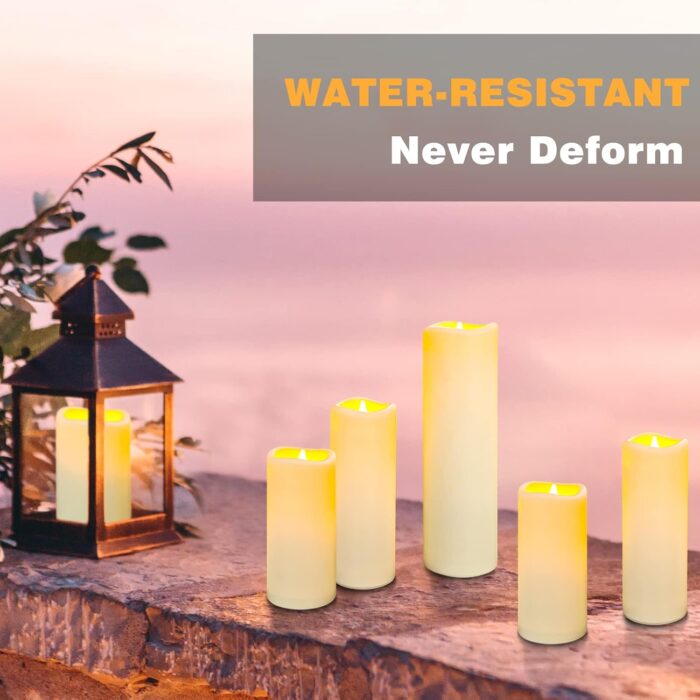 YIWER Waterproof Flameless Candles - Image 8