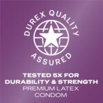 Condoms, Durex RED Extra Sensitive, Ultra Fine, Extra Lubricated Natural Rubber Latex Condoms for Men, 42 Count, FSA & HSA Eligible - Image 9