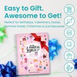 Princess Sticker Book Activity for Kids, A Magical World by Cupkin, Toddler Airplane Travel Essentials - Image 7