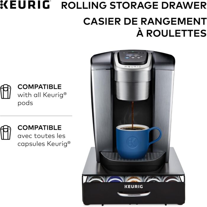 Keurig Under Brewer Storage Drawer, Coffee Pod Storage - Image 5