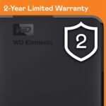 WD 5TB Elements Portable External Hard Drive for Windows - Image 2