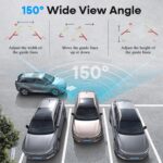 Backup Camera Easy Setup Plug-Play: HD 1080P No-Delay Waterproof - Clear Night Vision Rear View Camera with Monitor for Car Truck SUV - LK3 - Image 5
