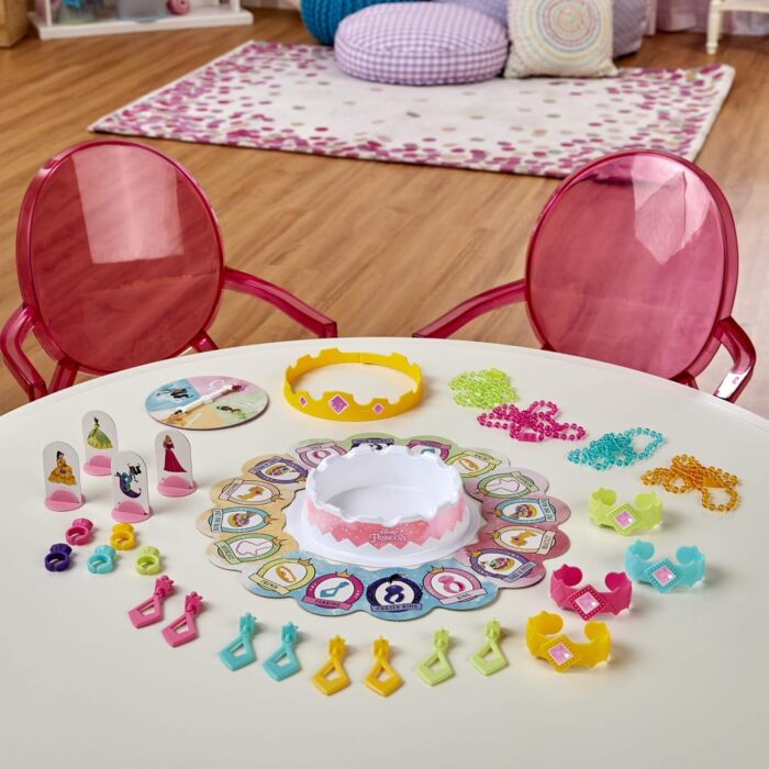 Hasbro Gaming Pretty Pretty Princess: Edition Board Game Featuring Disney Princesses, Jewelry Dress-Up Game for Kids Ages 5 and Up, for 2-4 Players - Image 10