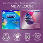 Condoms, Durex RED Extra Sensitive, Ultra Fine, Extra Lubricated Natural Rubber Latex Condoms for Men, 42 Count, FSA & HSA Eligible - Image 2