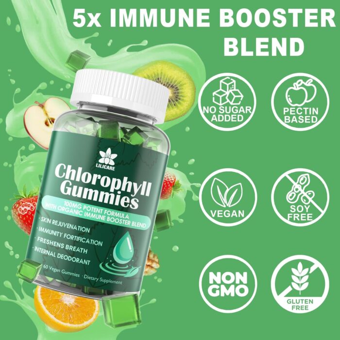Chlorophyll Gummies - Super Green with Wheat Grass - Image 7