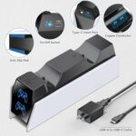 OIVO PS5 Controller Charger PS5 Accessories Kits with Fast Charging AC Adapter - Image 5