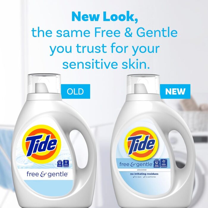 Tide Free & Gentle Liquid Laundry Detergent - Image 6