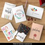 Dessie 60 Unique Birthday Cards Assortment 5x7 with Generic Birthday Greetings Inside. Suitable For Men, Women and Kids. Send As Is Or Personalize. Includes Envelopes and Gold Stickers - Image 8