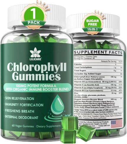 Chlorophyll Gummies - Super Green with Wheat Grass