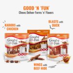 Good'n'Fun Triple Flavored Rawhide Kabobs for Dogs - Image 9