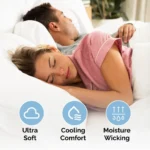 CGK Linens 3-Piece Ultra Soft & Comfy Hotel Luxury Sheet Set - Twin XL Size Cooling Bed Sheet Fits 8"-16" Mattresses, White - Image 4