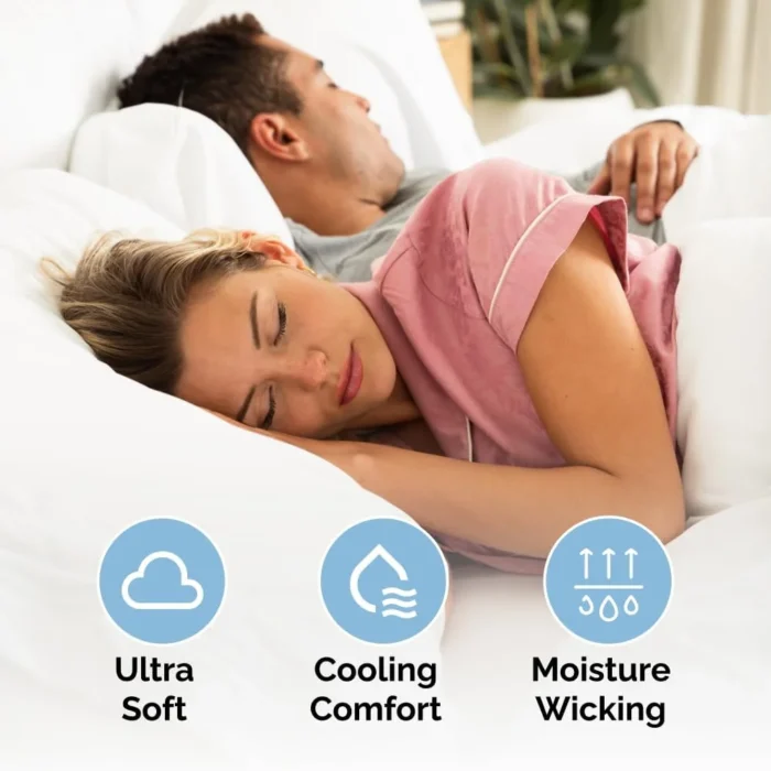CGK Linens 3-Piece Ultra Soft & Comfy Hotel Luxury Sheet Set - Twin XL Size Cooling Bed Sheet Fits 8"-16" Mattresses, White - Image 4
