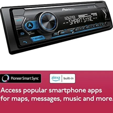Pioneer MVH-S322BT 1 DIN Bluetooth Audio Digital Media Receiver Smart Sync.