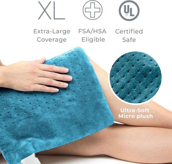 Pure Enrichment® PureRelief XL Heating Pad - 12" x 24" - Image 7