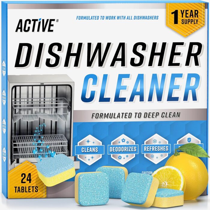 Dishwasher Cleaner And Deodorizer Tablets - Image 1