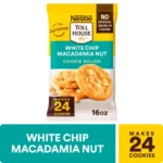Nestle Toll House White Chip Macadamia Nut Ready to Bake Cookie Dough, Makes 24 Cookies, 16 oz