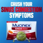 Mucinex Sinus-Max Severe Congestion & Pain Medicine, OTC Headache Relief, Nasal Decongestant, 20 Caplets - Image 8