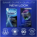 3 Pack Durex Prolong Ultra Fine Ribbed and Dotted Latex Condoms, 12 Each - Image 5