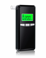 Breathalyzer, Upgrade Professional-Grade Accuracy Alcohol Tester with Digital Blue LCD Display for Home or Party Use with 5 Mouthpieces